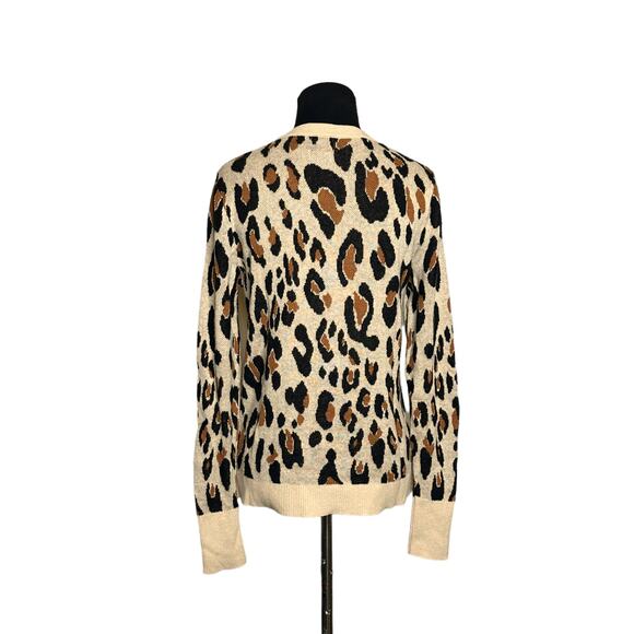 A New Day animal print long sleeves sweater size Small - Picture 2 of 8